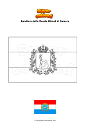 Disegno da colorare Bandiera della Russia Oblast di Samara