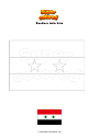 Disegno da colorare Bandiera della Siria
