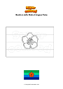 Disegno da colorare Bandiera dello Stato di Angaur Palau