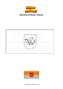 Disegno da colorare Bandiera di Auces Lettonia