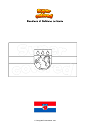 Disegno da colorare Bandiera di Baldone Lettonia