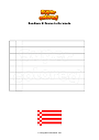Disegno da colorare Bandiera di Brema in Germania