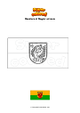 Disegno da colorare Bandiera di Dagda Lettonia