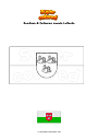 Disegno da colorare Bandiera di Gulbenes novads Lettonia