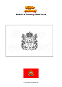 Disegno da colorare Bandiera di Orenburg Oblast Russia