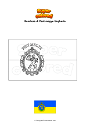 Disegno da colorare Bandiera di Pest megye Ungheria
