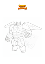 Disegno da colorare Baymax Hero Big Hero 6