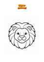 Disegno da colorare Leone
