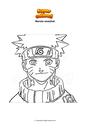 Disegno da colorare Naruto newshot