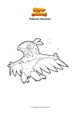 Disegno da colorare Pokemon Hawlucha