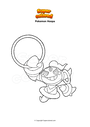 Disegno da colorare Pokemon Hoopa