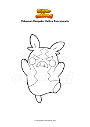 Disegno da colorare Pokemon Morpeko Motivo Panciavuota